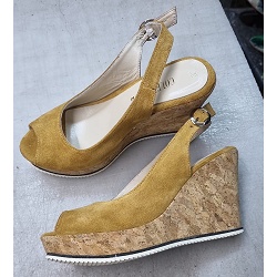 Colette Sol Wedge cognac